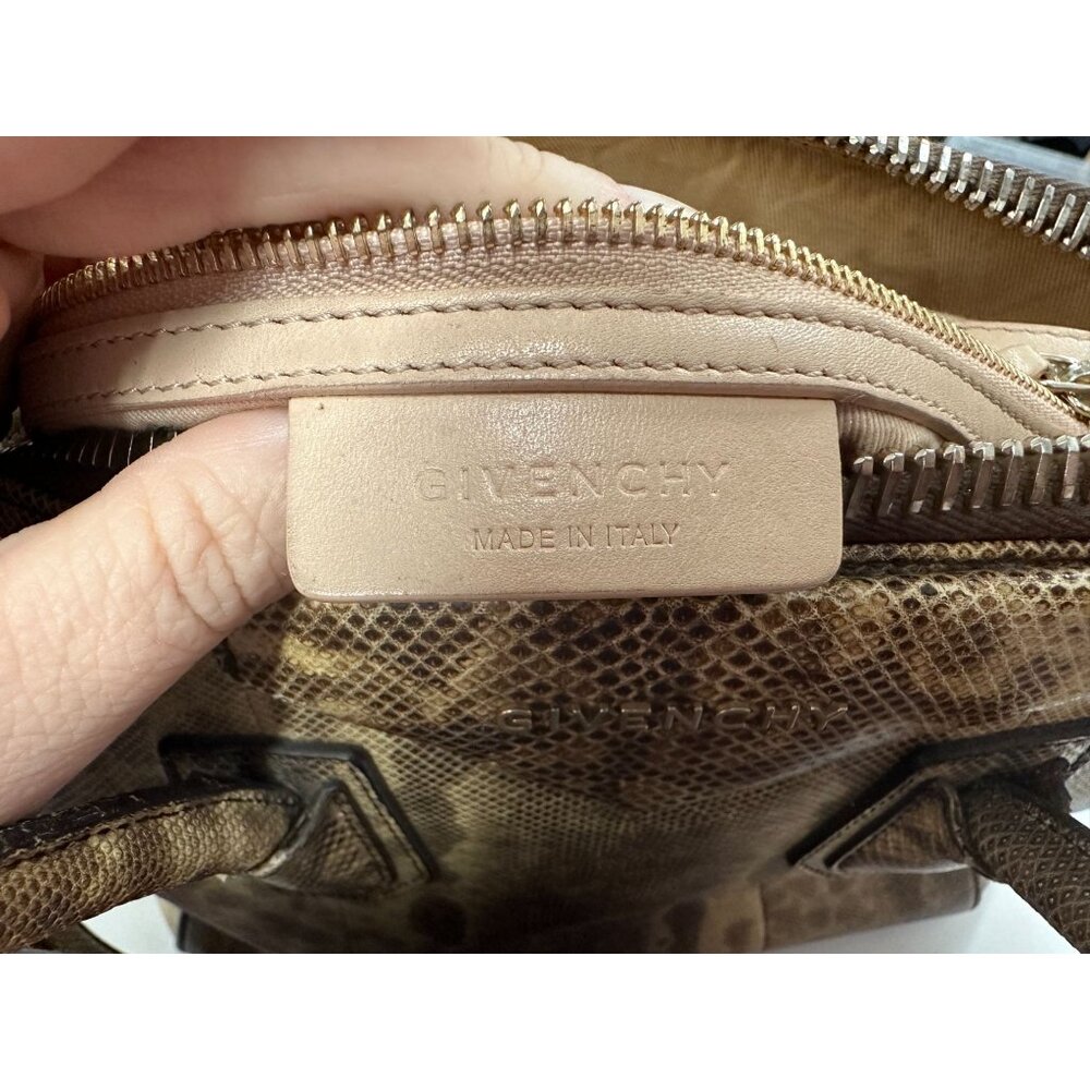 Authentic Retired Givenchy Lizard Handle Antigona… - image 3